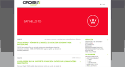 Desktop Screenshot of cross-agency.ch